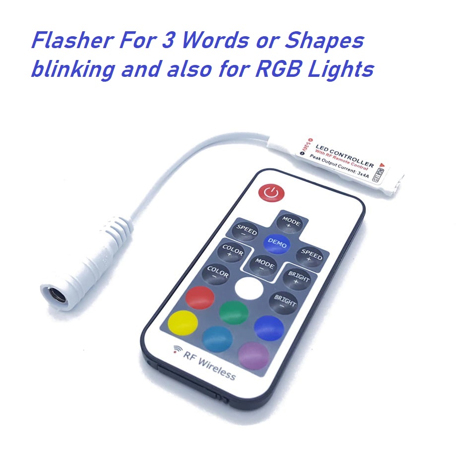 RGB Remote control flasher