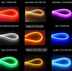 High quality 12V Neon Lights Colors for Sign Boards