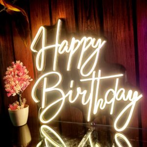 Happy Birthday Neon Light Sign