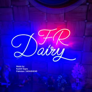 Custom Two Words Neon Sign Boards