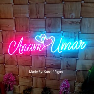 Custom Couple Name Neon Sign