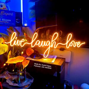 Live Laugh Love Neon Sign
