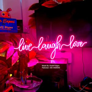 Live Laugh Love Neon Sign