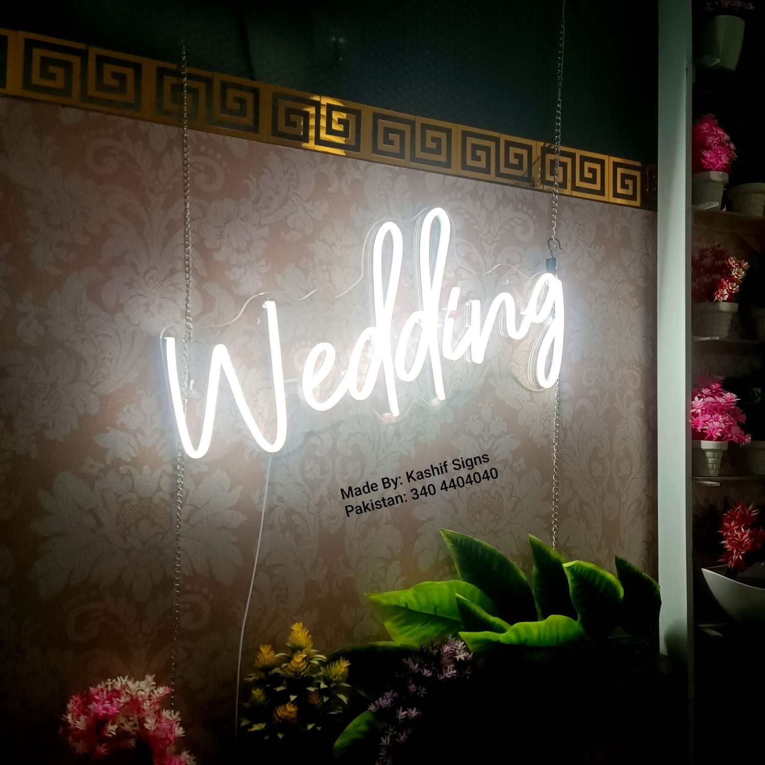 Wedding Neon Sign – Marriage Party Decoration & LED Backdrop Light - Image 2
