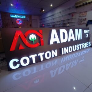 Custom 3D Letters LED Sign Board