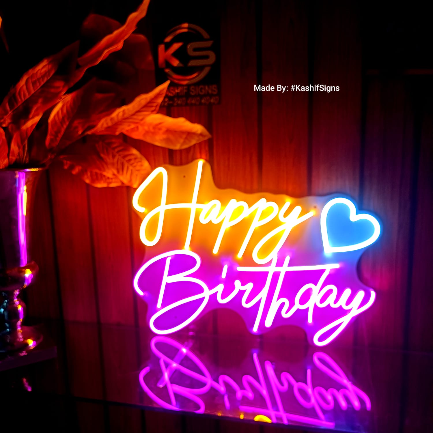 Happy Birthday Neon Light Sign